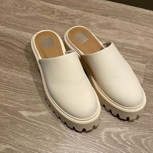 DV dolce vita cream mules